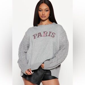 Fashion Nova “Paris” sweater